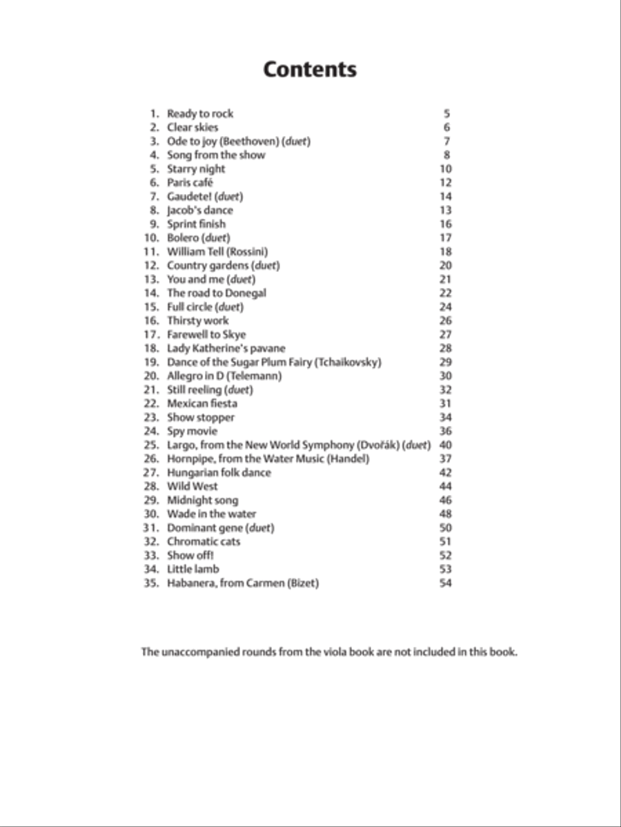 Viola Time Sprinters Piano Accompaniment Book Viola scores gallery preview page 2