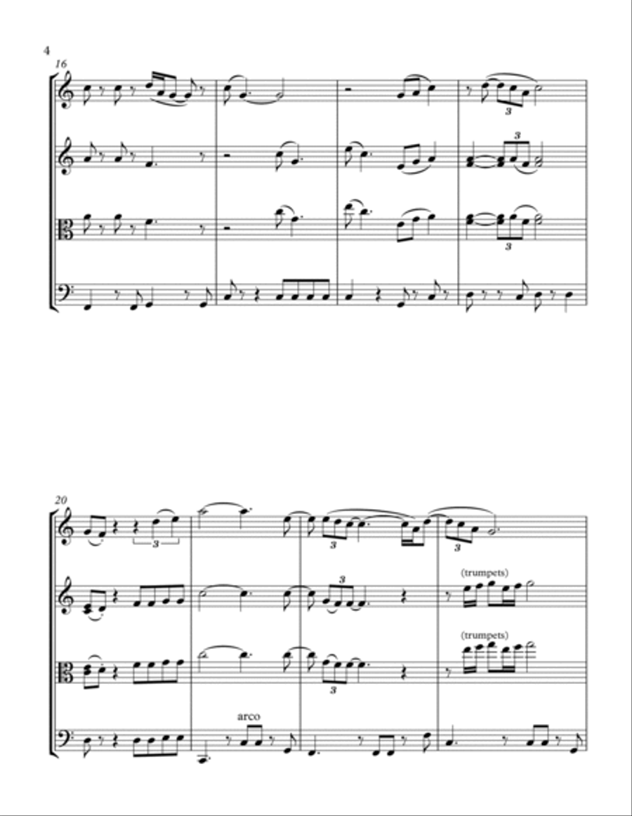 My Girl String Trio scores gallery preview page 6
