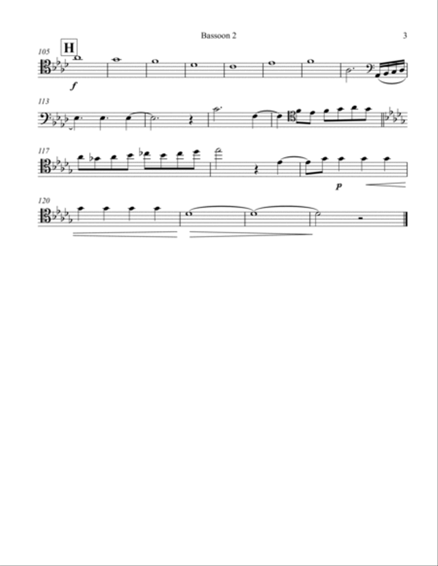 Let It Go Bassoon Quartet scores gallery preview page 6