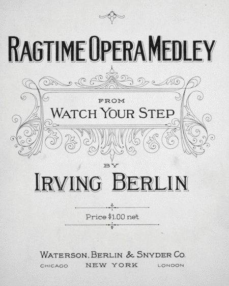 Ragtime Opera Medley