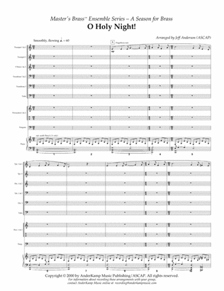 O Holy Night for Brass Choir/Ensemble