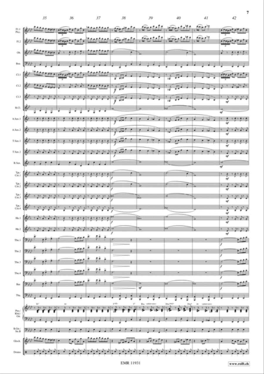 Giulietta Degli Spiriti Concert Band scores gallery preview page 8