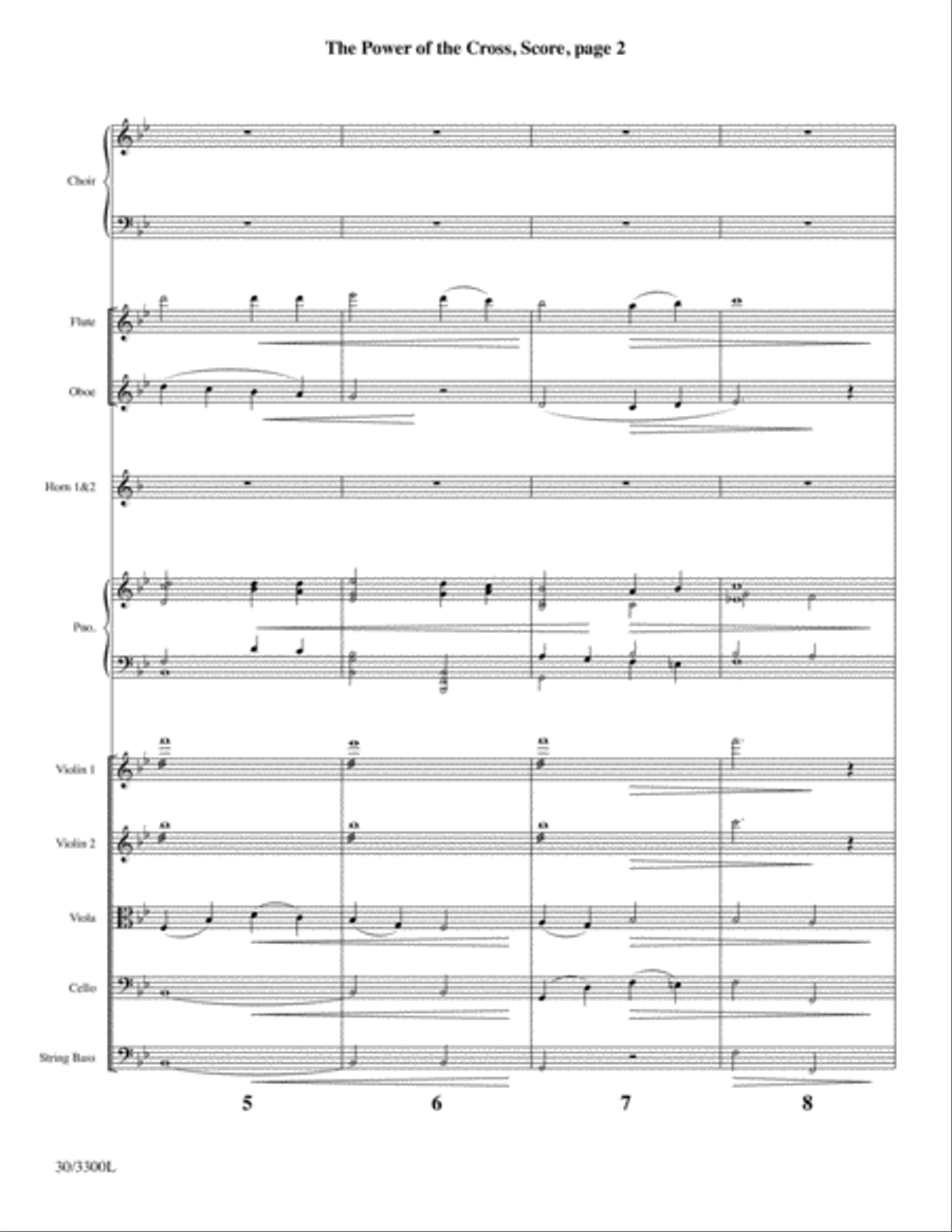 The Power of the Cross - Instrumental Ensemble Score and Parts Choir scores gallery preview page 4