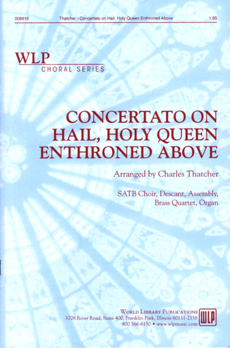 "Concertato on Hail, Holy Queen Enthroned Above" image number null