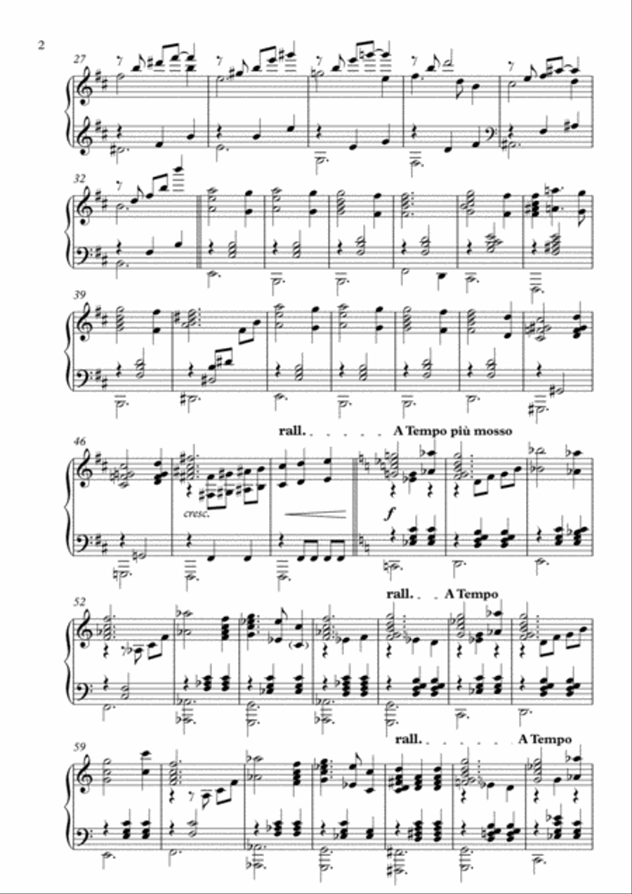 Once Upon A December from the Twentieth Century Fox Motion Picture ANASTASIA Piano Solo scores gallery preview page 3