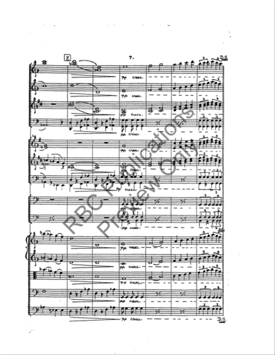 Jingle Beguine Full Orchestra scores gallery preview page 9