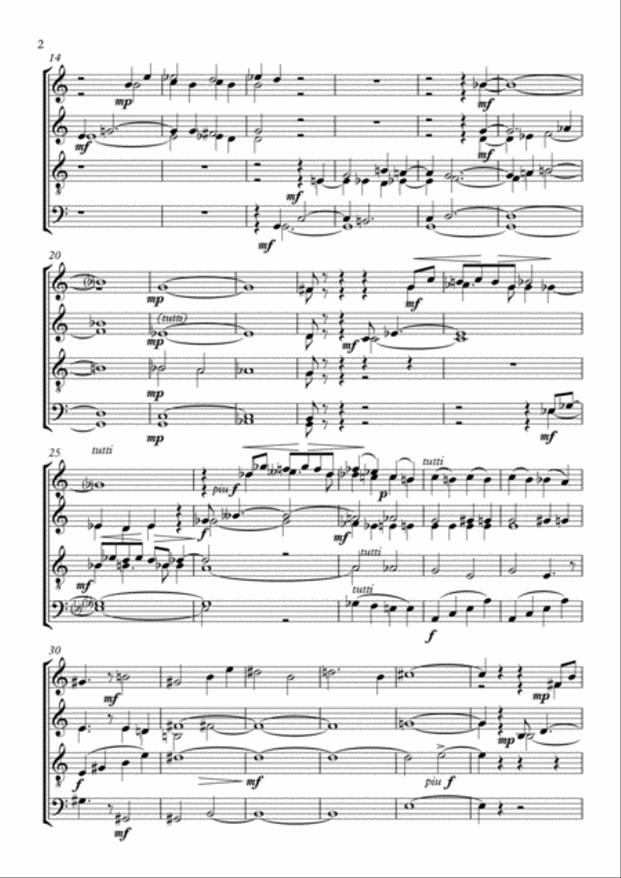 Blaus sense paraules 4-Part scores gallery preview page 4