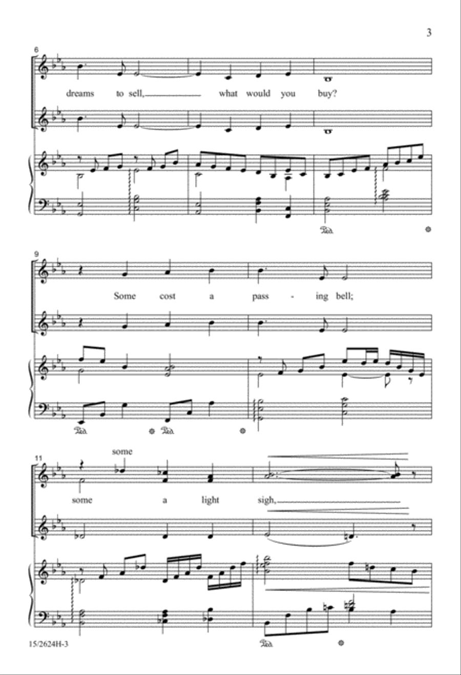 If There Were Dreams to Sell SSA scores gallery preview page 3