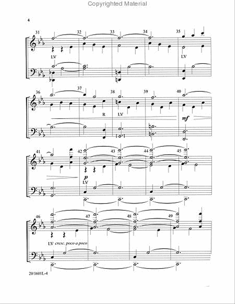 Fantasia on “Trentham” 5-Octaves scores gallery preview page 3