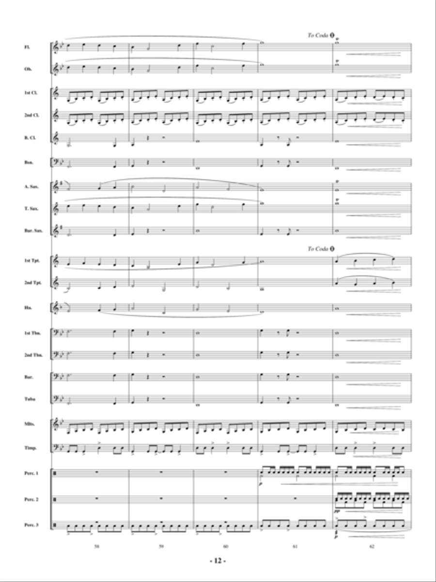Repercussions Repercussions Concert Band scores gallery preview page 11