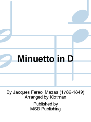 Minuetto in D