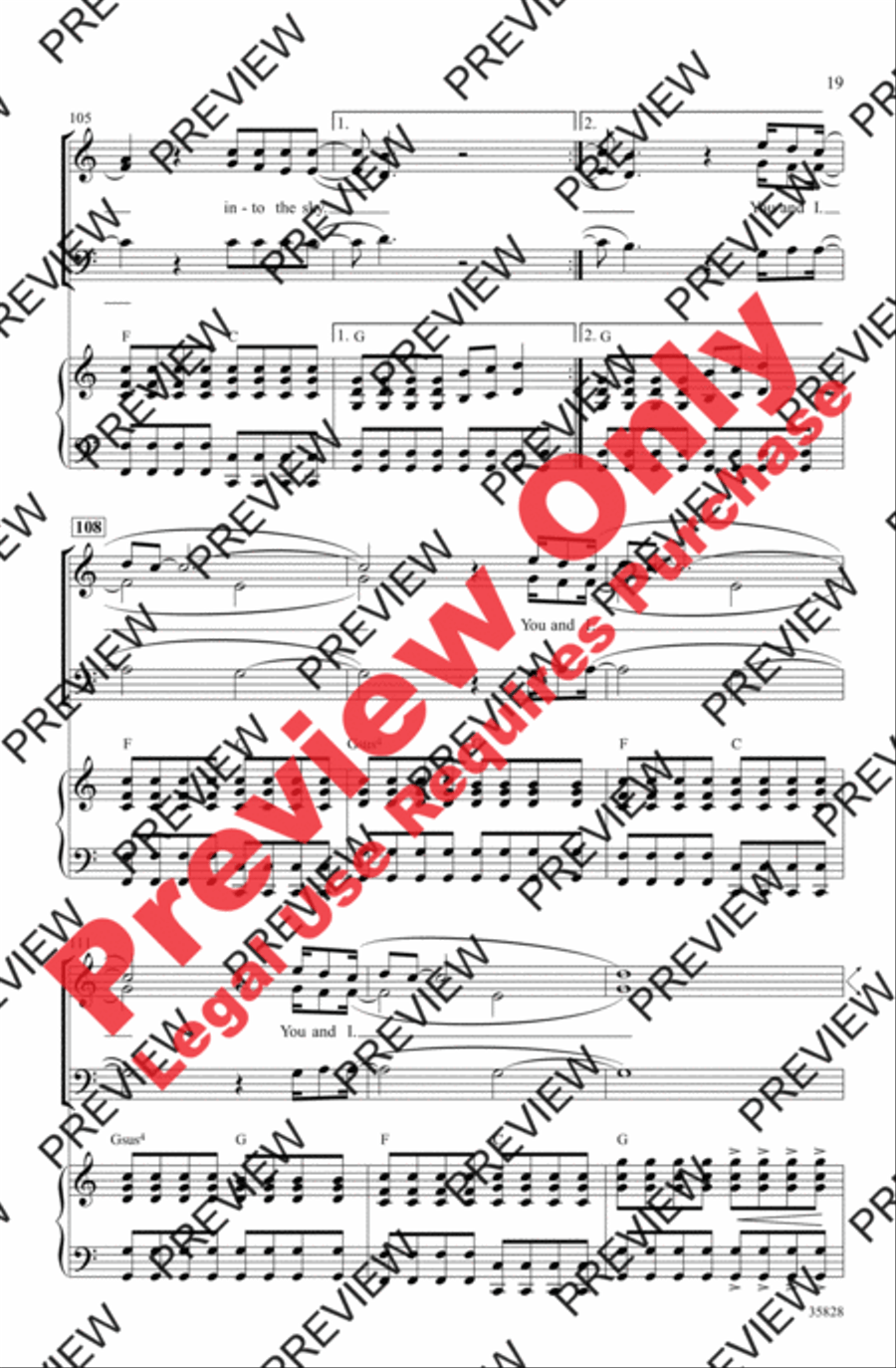 Green Day on Stage: Selections from American Idiot 3-Part scores gallery preview page 19