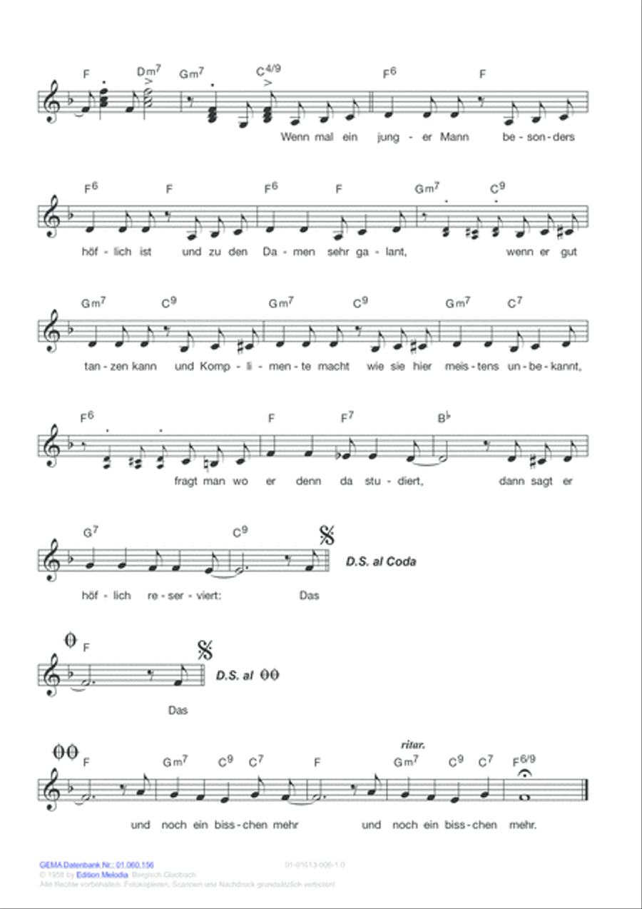 Das hab ich in Paris gelernt Voice scores gallery preview page 3