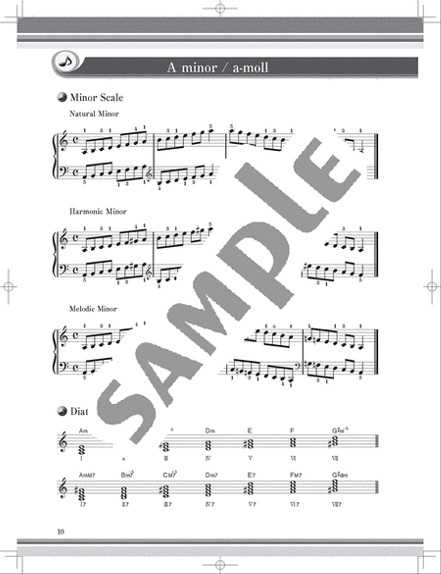 Electone Chord Training Book /English Version Electone scores gallery preview page 6