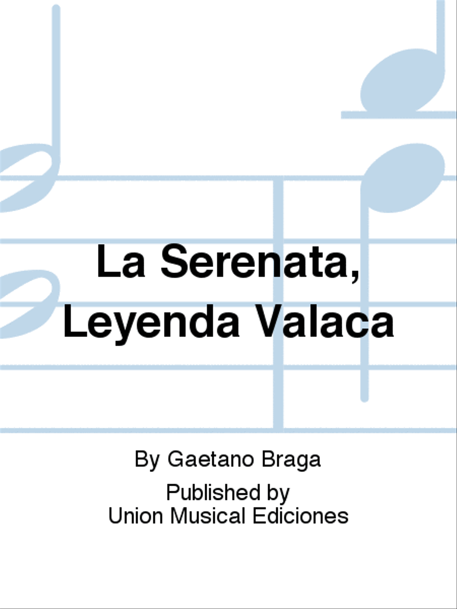 La Serenata, Leyenda Valaca Violin Solo scores gallery preview page 1