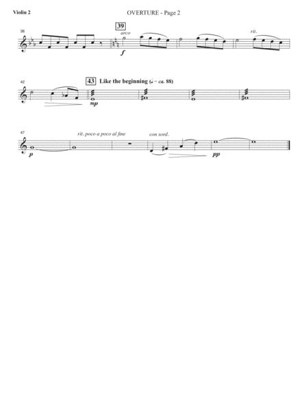 Christmas Dreams (A Cantata) - Violin 2