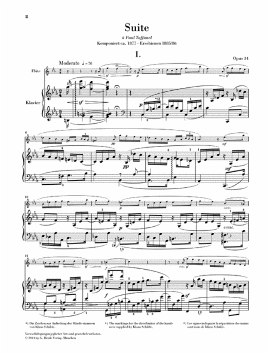 Suite, Op. 34 Flute Solo scores gallery preview page 3