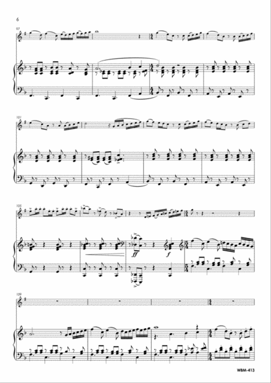 Artist Cor Trumpet Solo scores gallery preview page 7