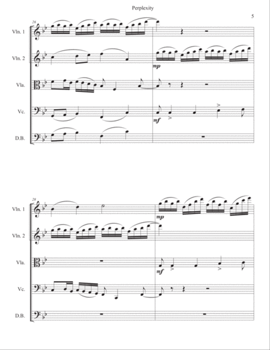 Perplexity String Orchestra scores gallery preview page 5
