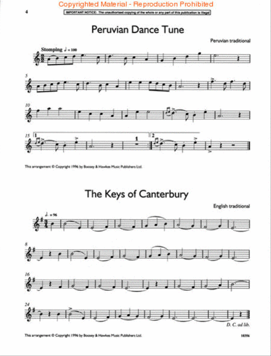 Amazing Solos Soprano Recorder scores gallery preview page 2