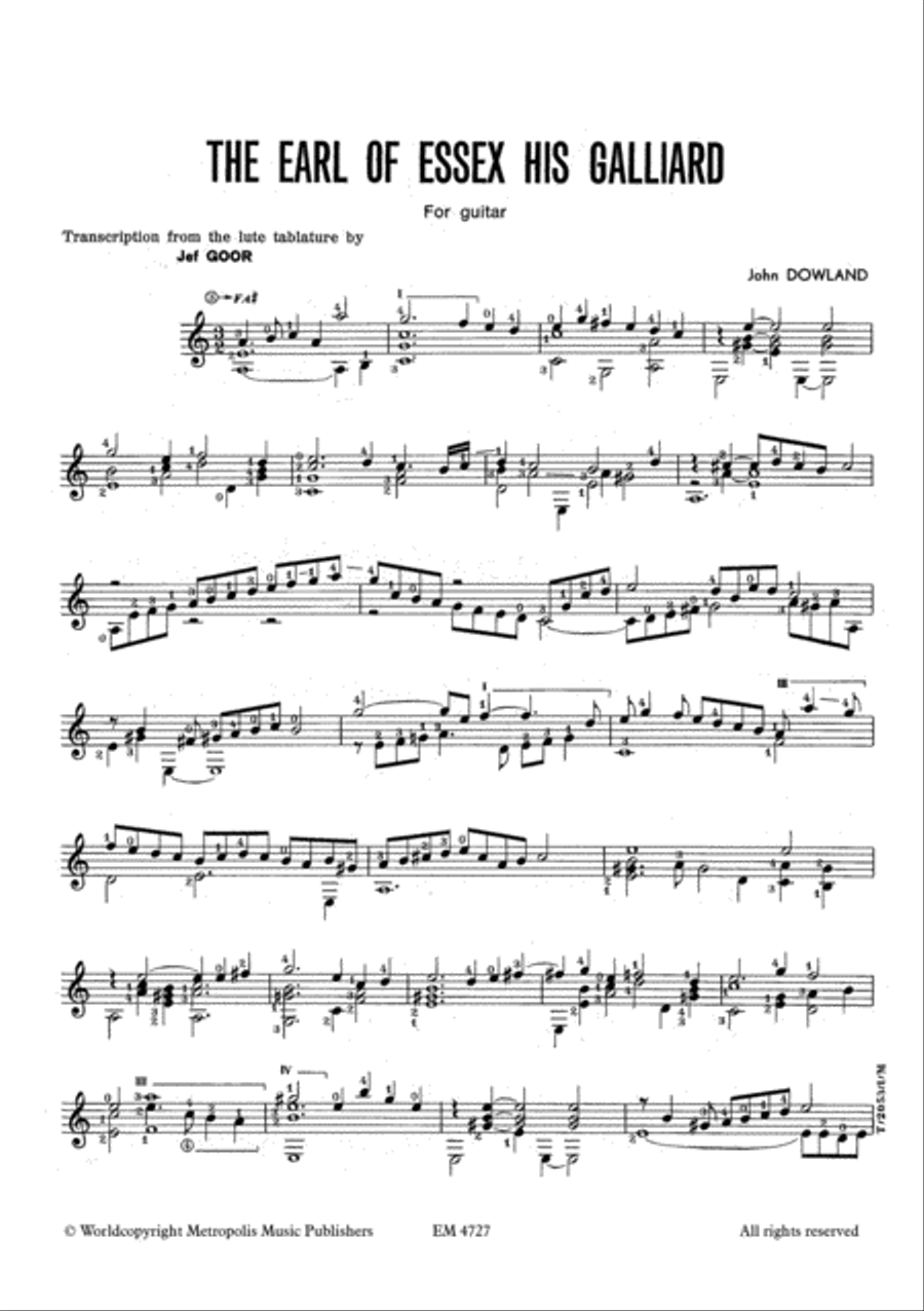 Nine Works for Solo Guitar Classical Guitar scores gallery preview page 4