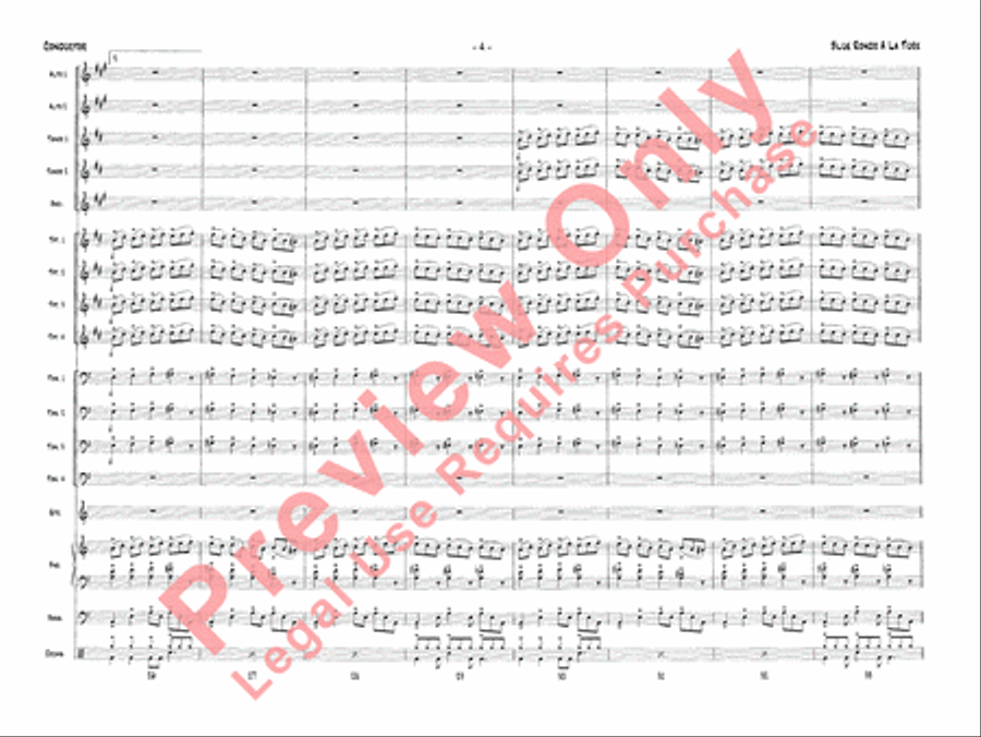 Blue Rondo a la Turk Jazz Ensemble scores gallery preview page 7