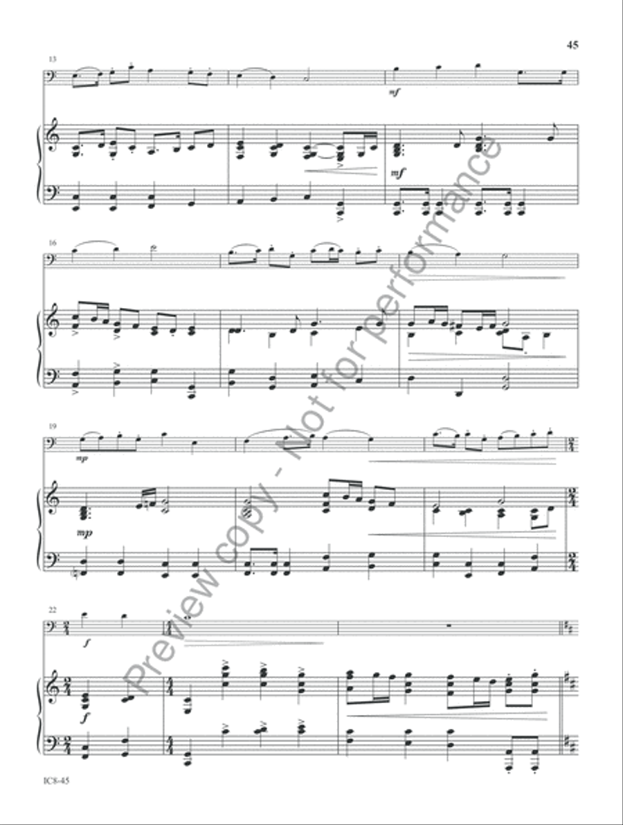 Instrumental Worship Volume 2 - Bass in C Collection / Songbook scores gallery preview page 20