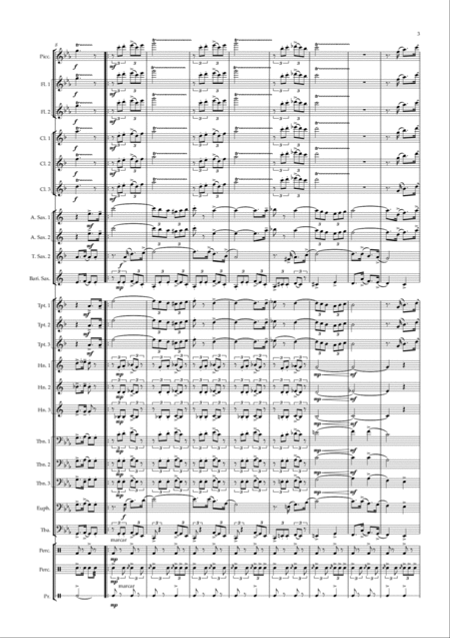 Dobrado Visconde de Itaborahy Marching Band scores gallery preview page 3