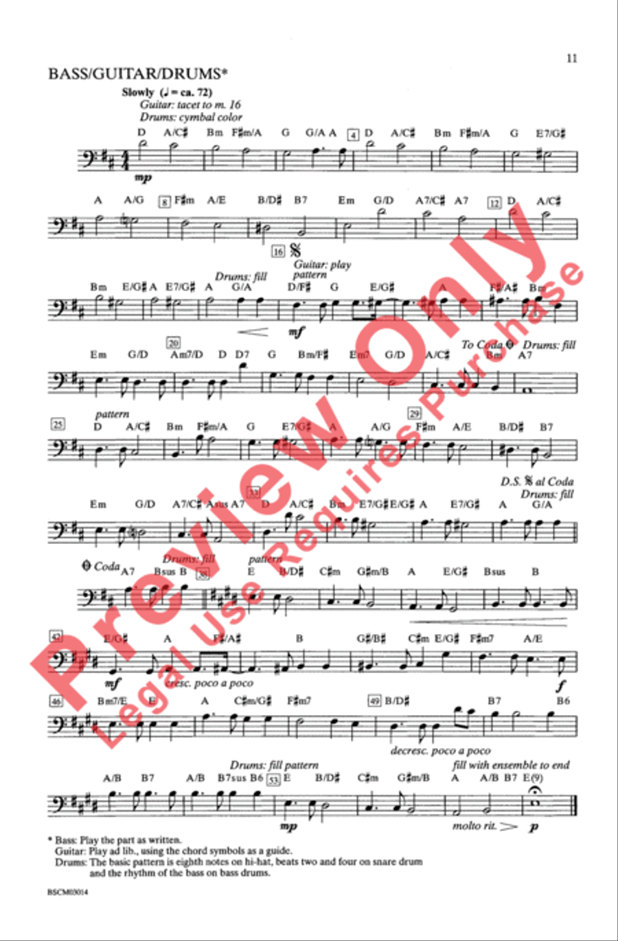 Love Never Fails 4-Part scores gallery preview page 11