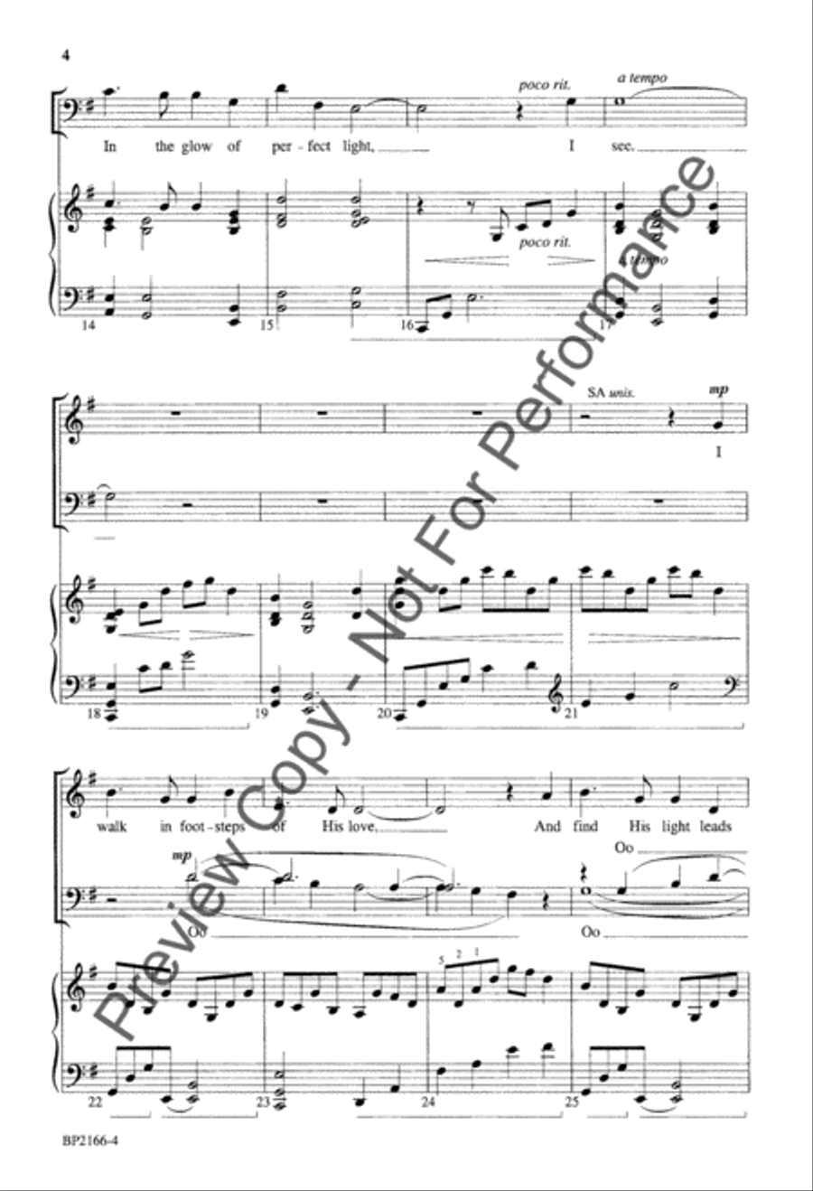 Footsteps 4-Part scores gallery preview page 4