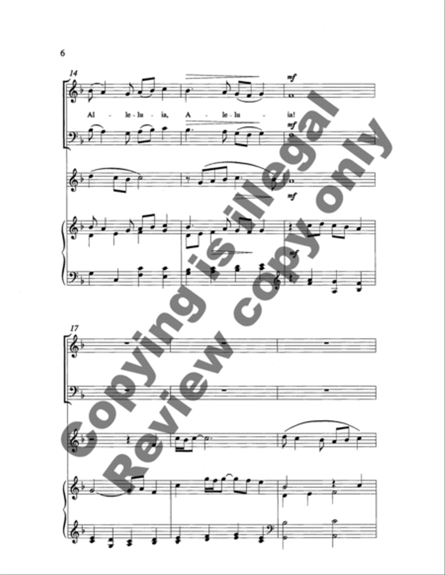 O Sons and Daughters of the King ATB scores gallery preview page 10