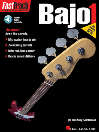 Book cover for FastTrack Bass Method 1 – Spanish Edition
