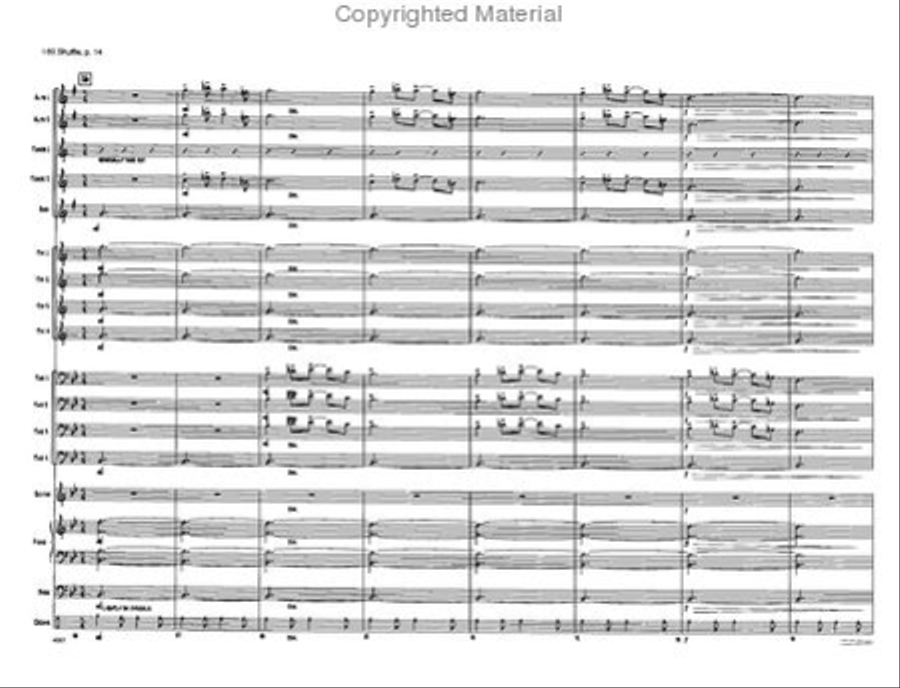 I-80 Shuffle I-80 Shuffle Jazz Ensemble scores gallery preview page 14