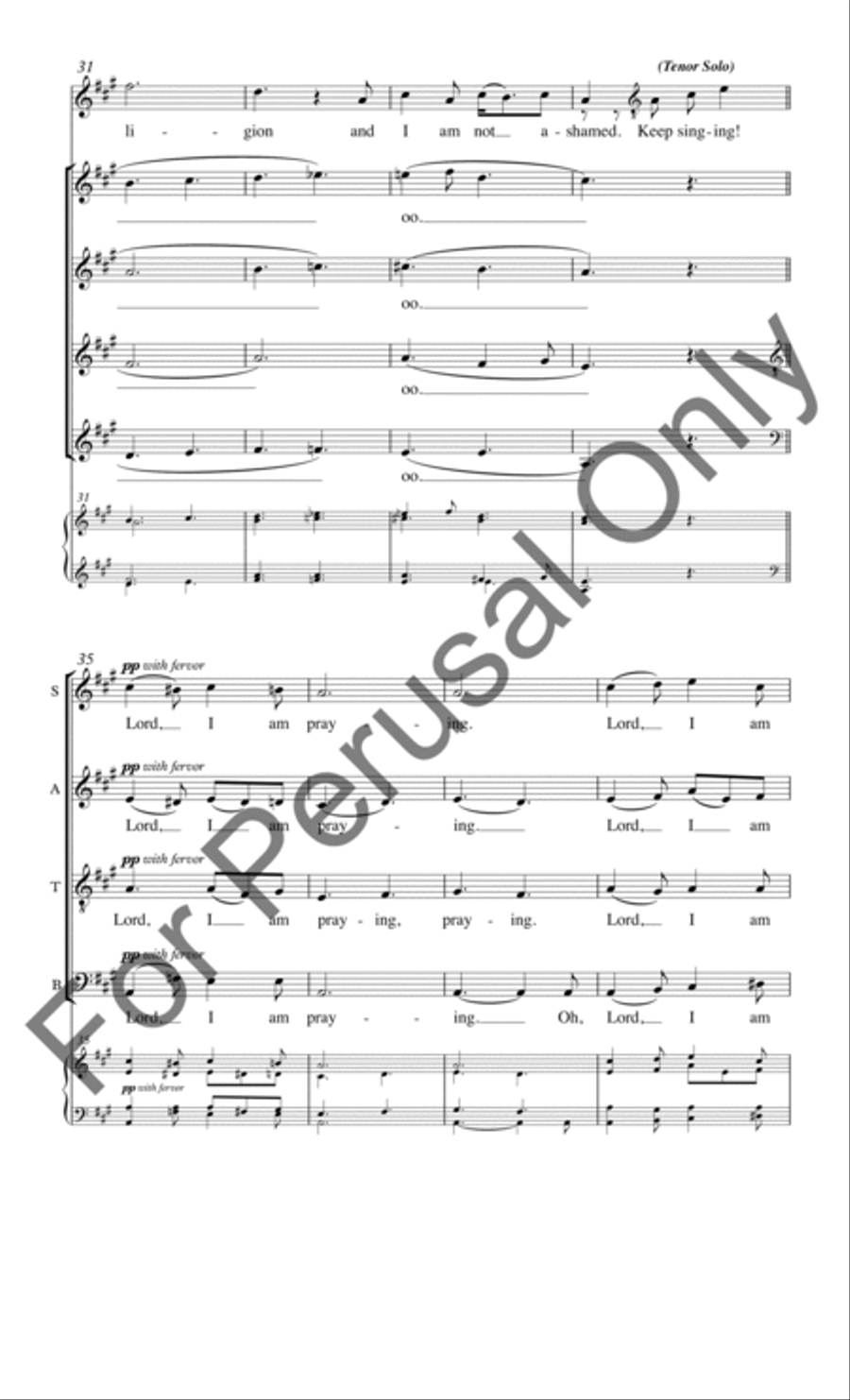 Take Me to the Water 4-Part scores gallery preview page 6