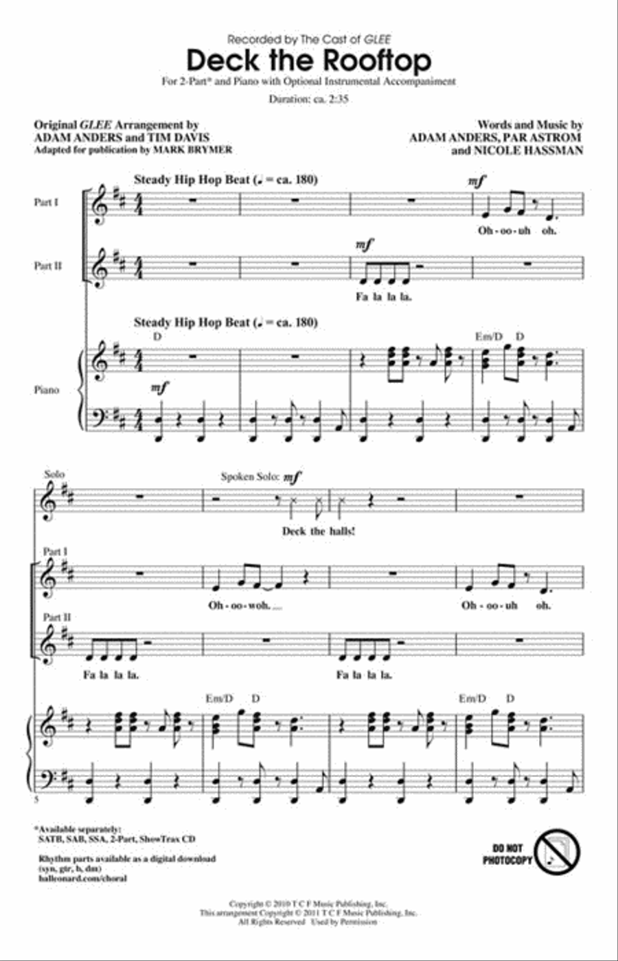 Deck the Rooftop 2-Part scores gallery preview page 2