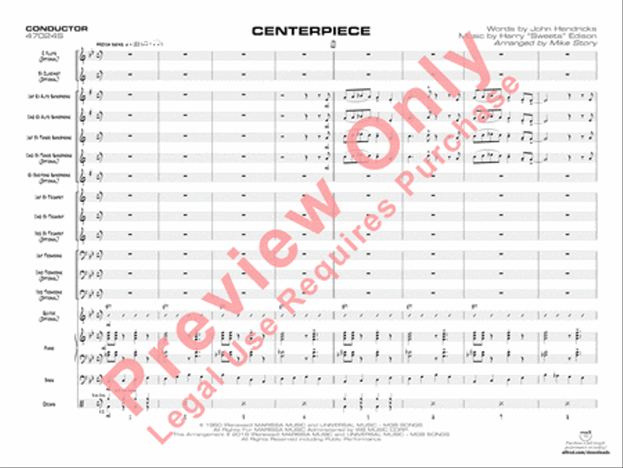 Centerpiece Jazz Ensemble scores gallery preview page 4