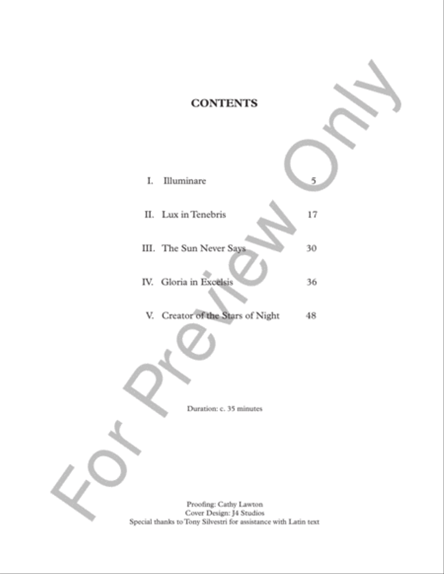 LUX: The Dawn From On High (Vocal Score) Choir scores gallery preview page 4