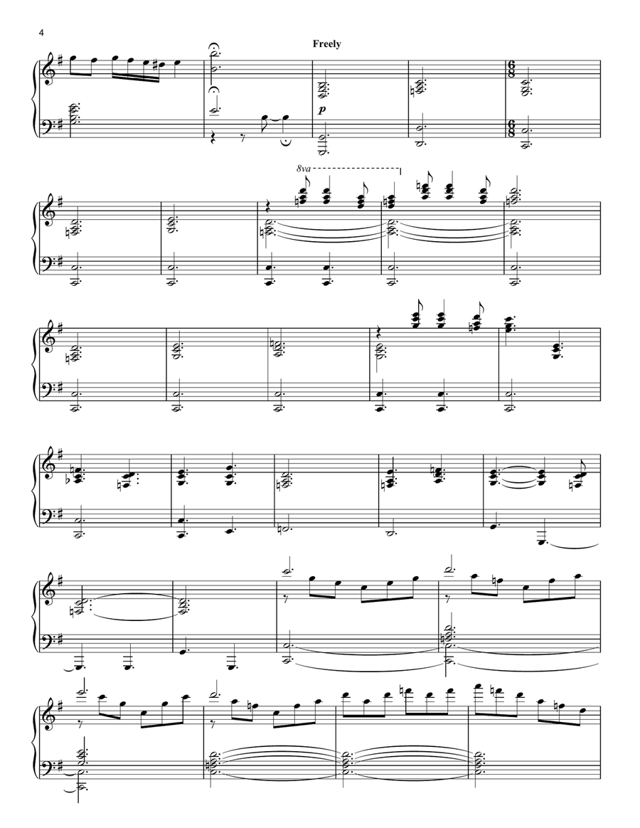 The Nutcracker Suite (from The Nutcracker and The Four Realms) Piano Solo scores gallery preview page 4
