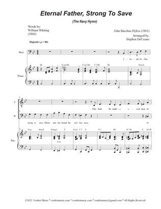 Eternal Father, Strong To Save (The Navy Hymn) (Duet for Tenor and Bass solo)