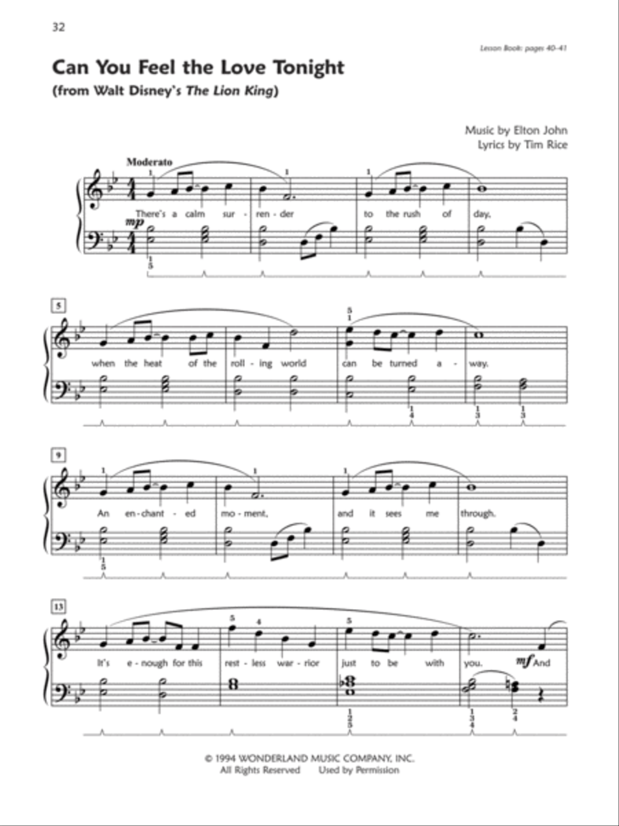 Premier Piano Course Pop and Movie Hits, Book 5 Piano Method scores gallery preview page 4