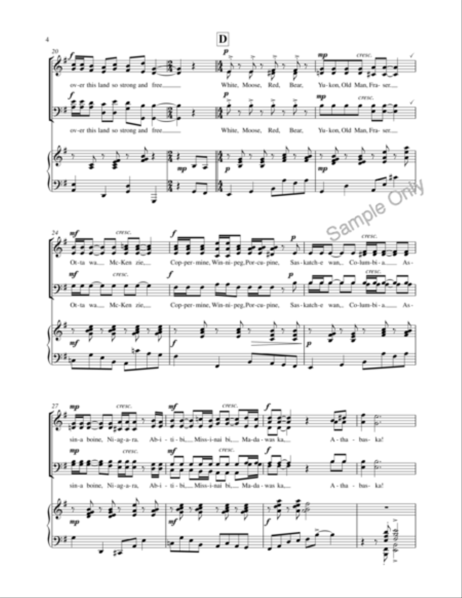 All The Little Rivers All The Little Rivers 4-Part scores gallery preview page 4