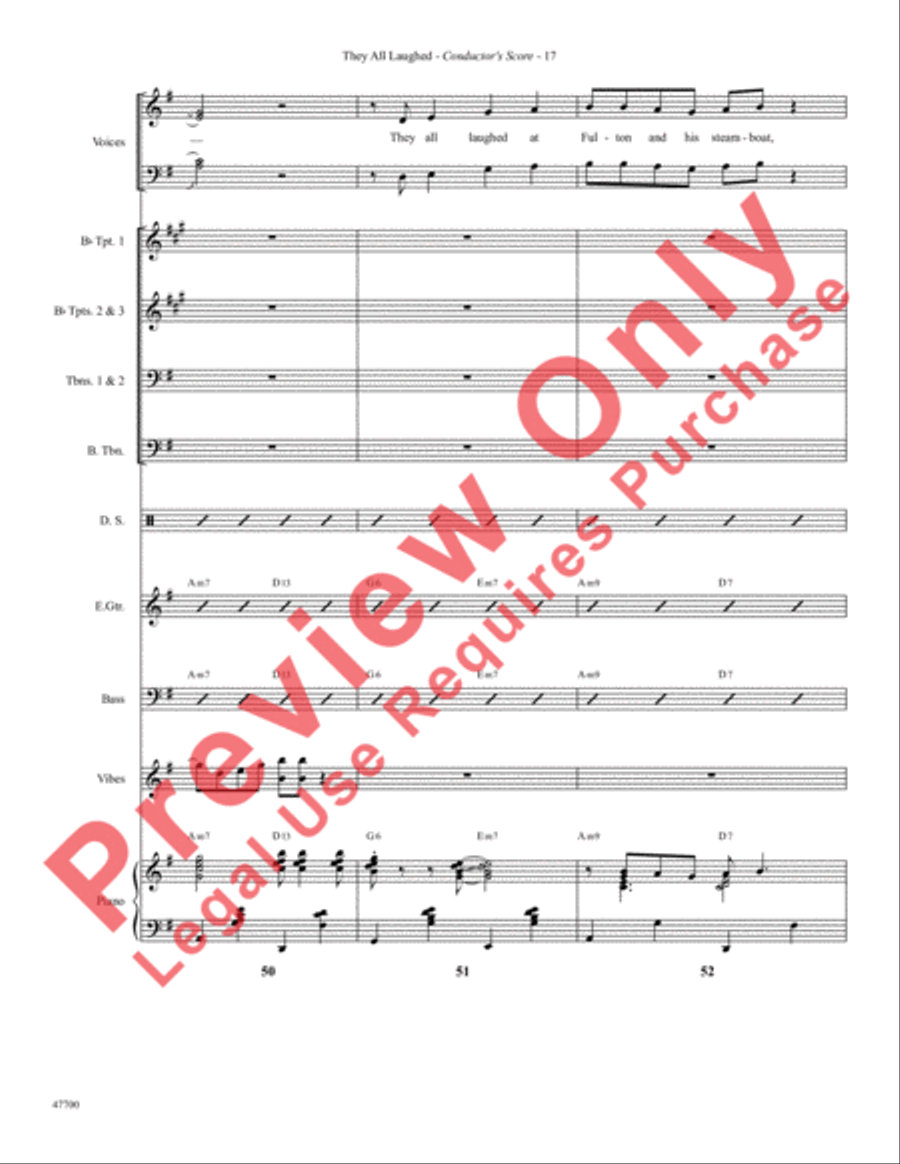 They All Laughed Choir scores gallery preview page 20