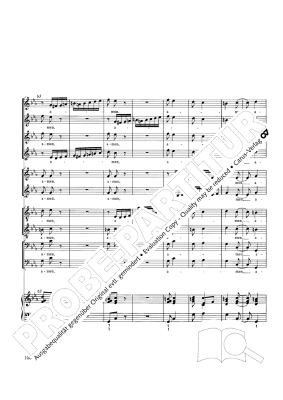 Stabat mater Choir scores gallery preview page 100