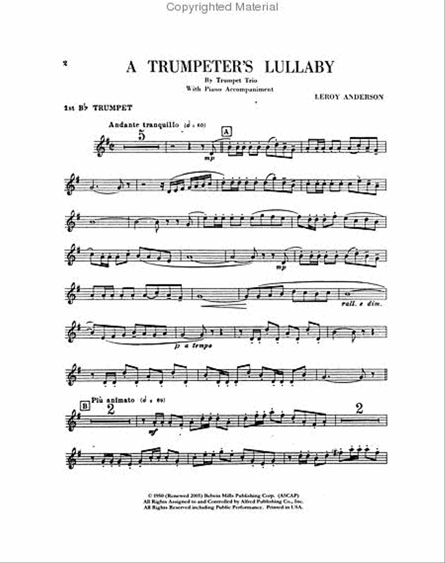 Trumpeter's Lullaby