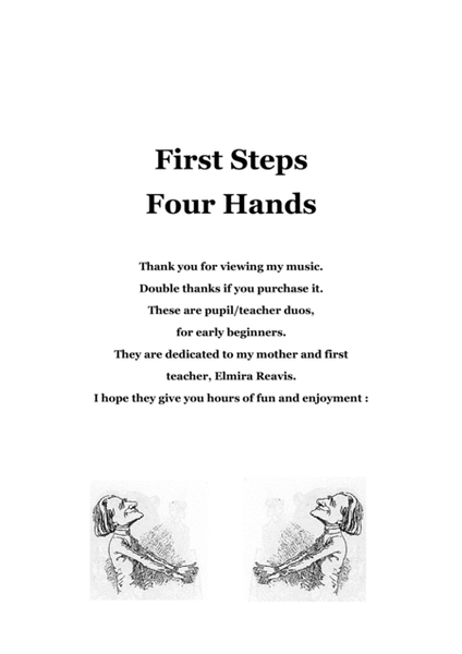R. Bakovsky: First Steps Four Hands for Piano Book One, Duet image number null