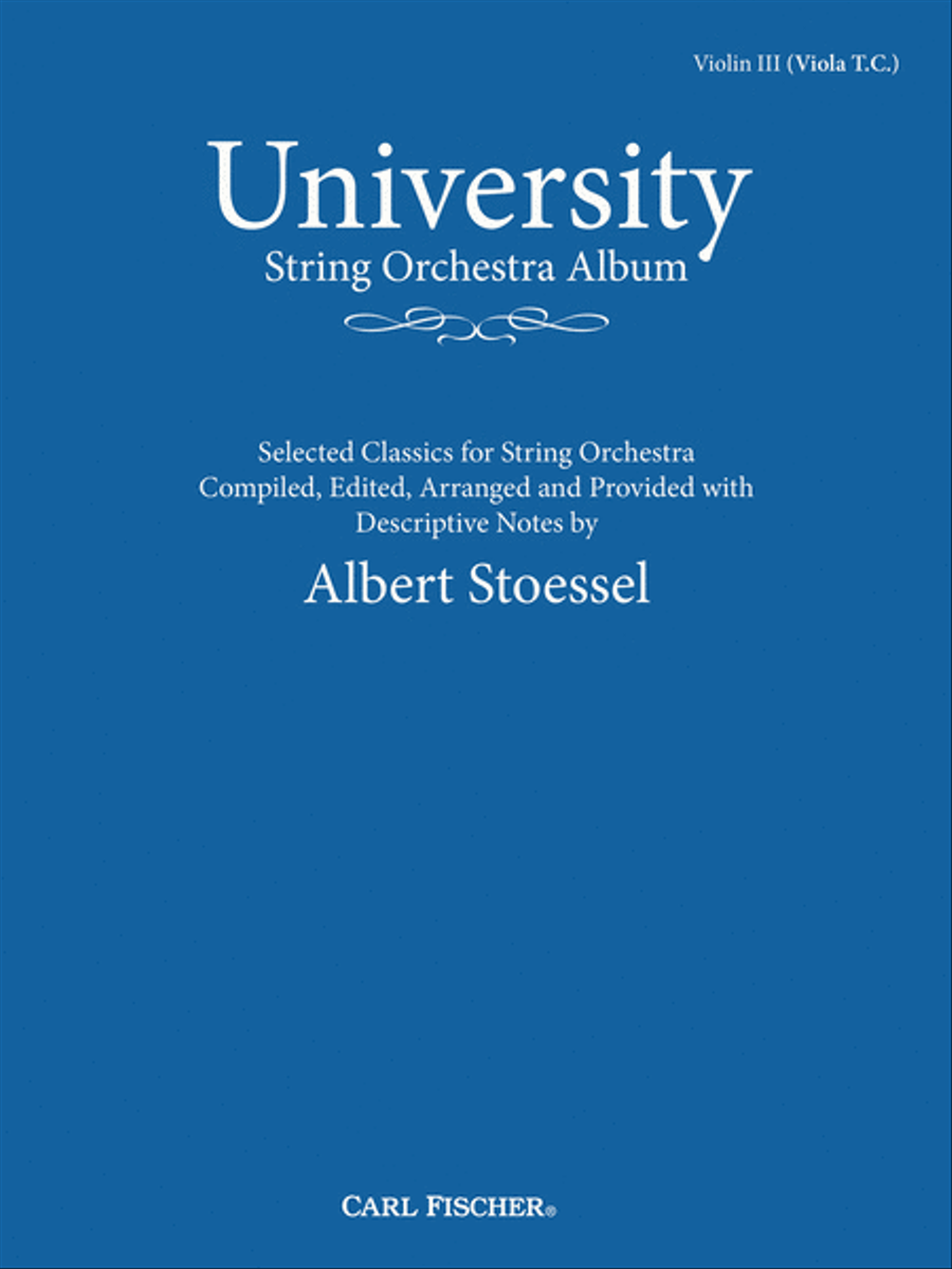 University String Orchestra Album String Orchestra scores gallery preview page 1