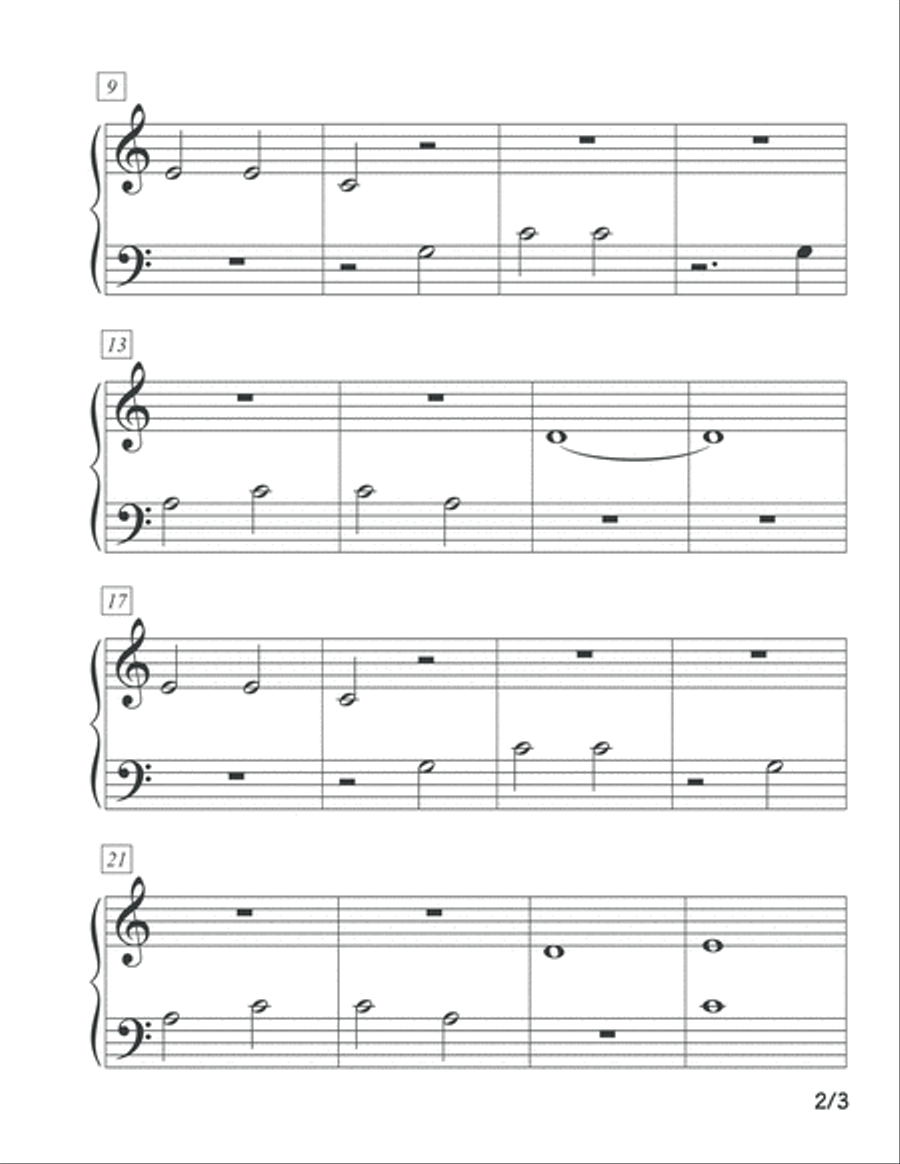 Paw Patrol Theme Easy Piano scores gallery preview page 2