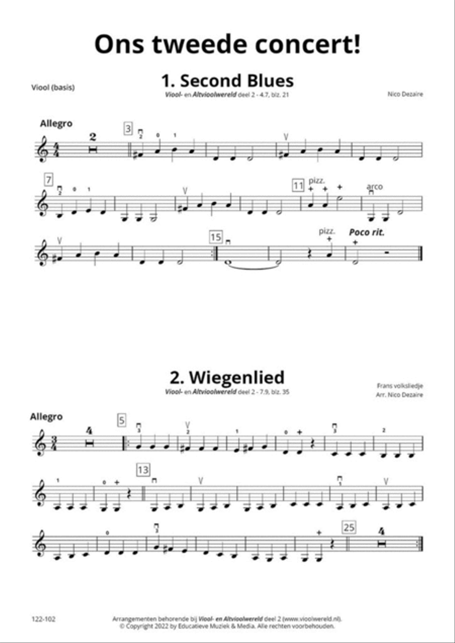 Ons tweede concert! String Orchestra scores gallery preview page 5