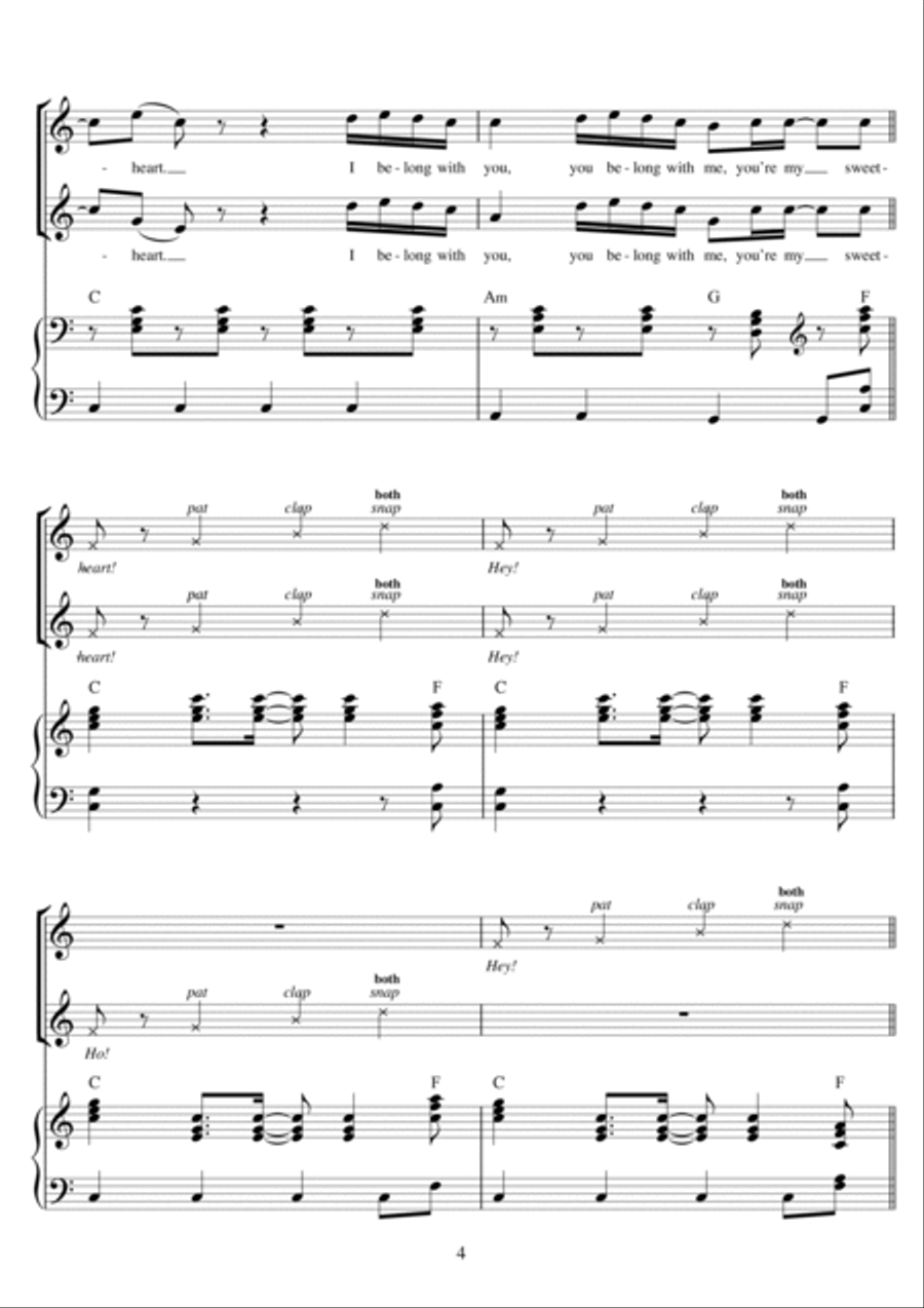 Ho Hey (arr. Rick Hein) Ho Hey (arr. Rick Hein) Choir scores gallery preview page 4