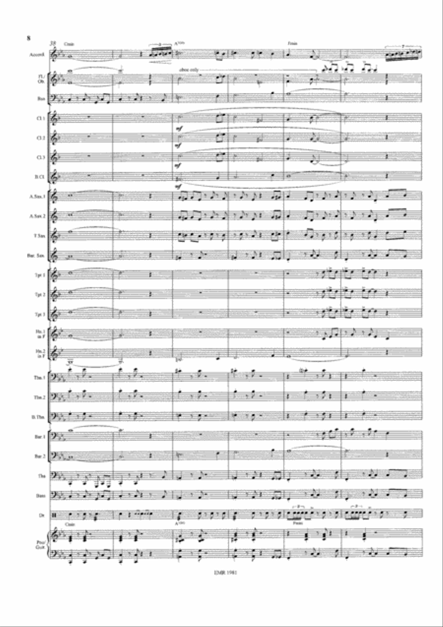 Tango Fuego Concert Band scores gallery preview page 9